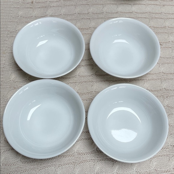 Corelle Other - 4 Corelle by Corning White Frost Cereal bowls microwave safe good condition.